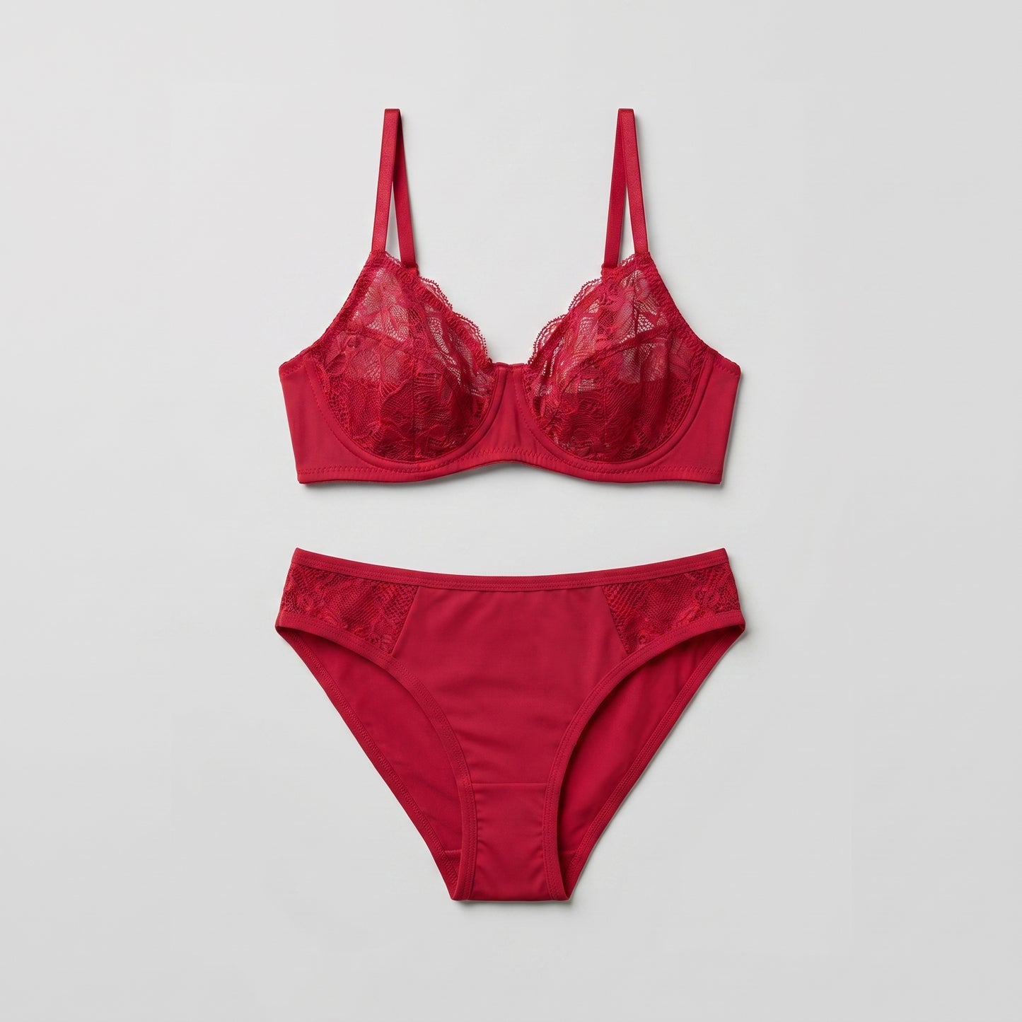 Women’s Cotton Blend Bra Panty Set for Daily Comfort