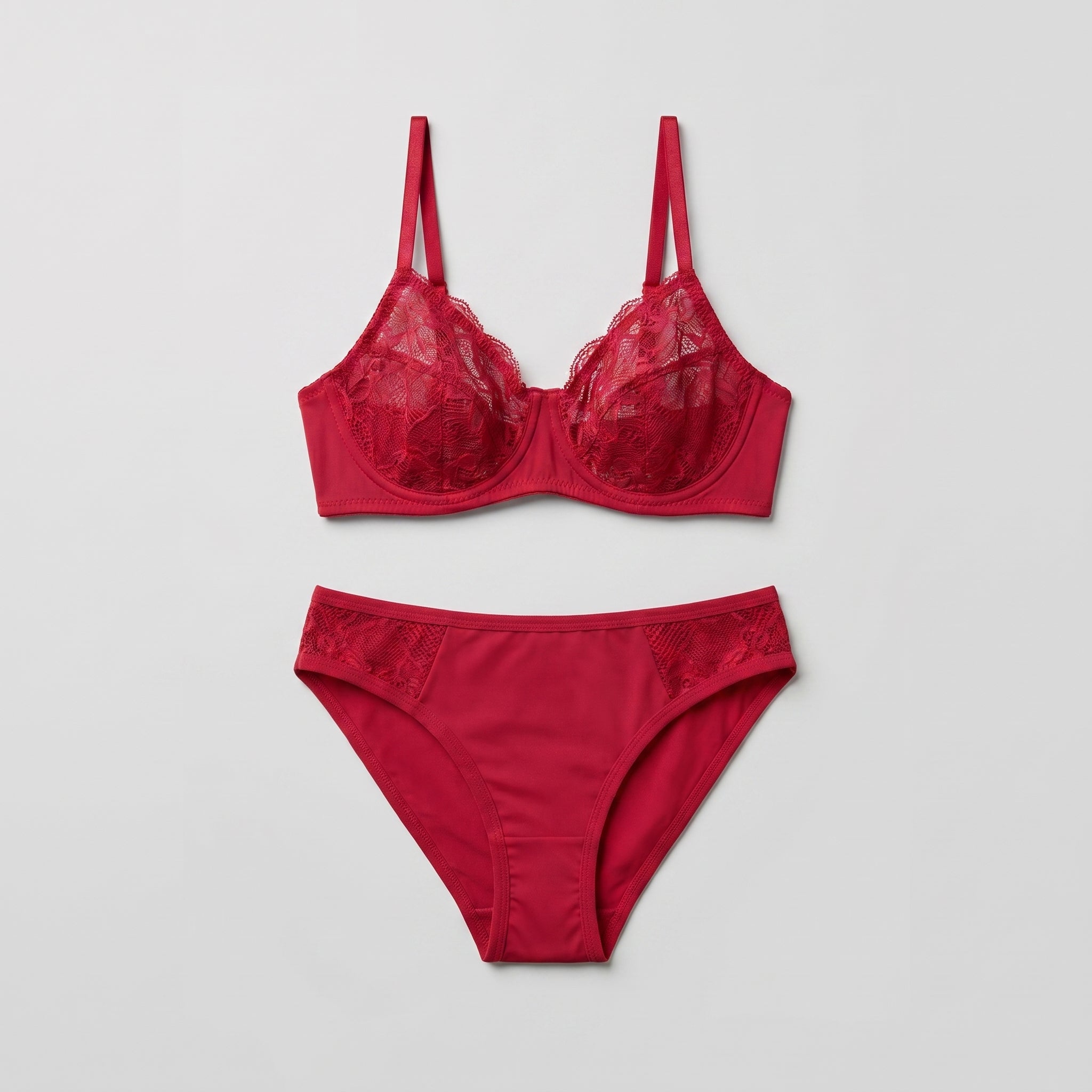 Women’s Cotton Blend Bra Panty Set for Daily Comfort