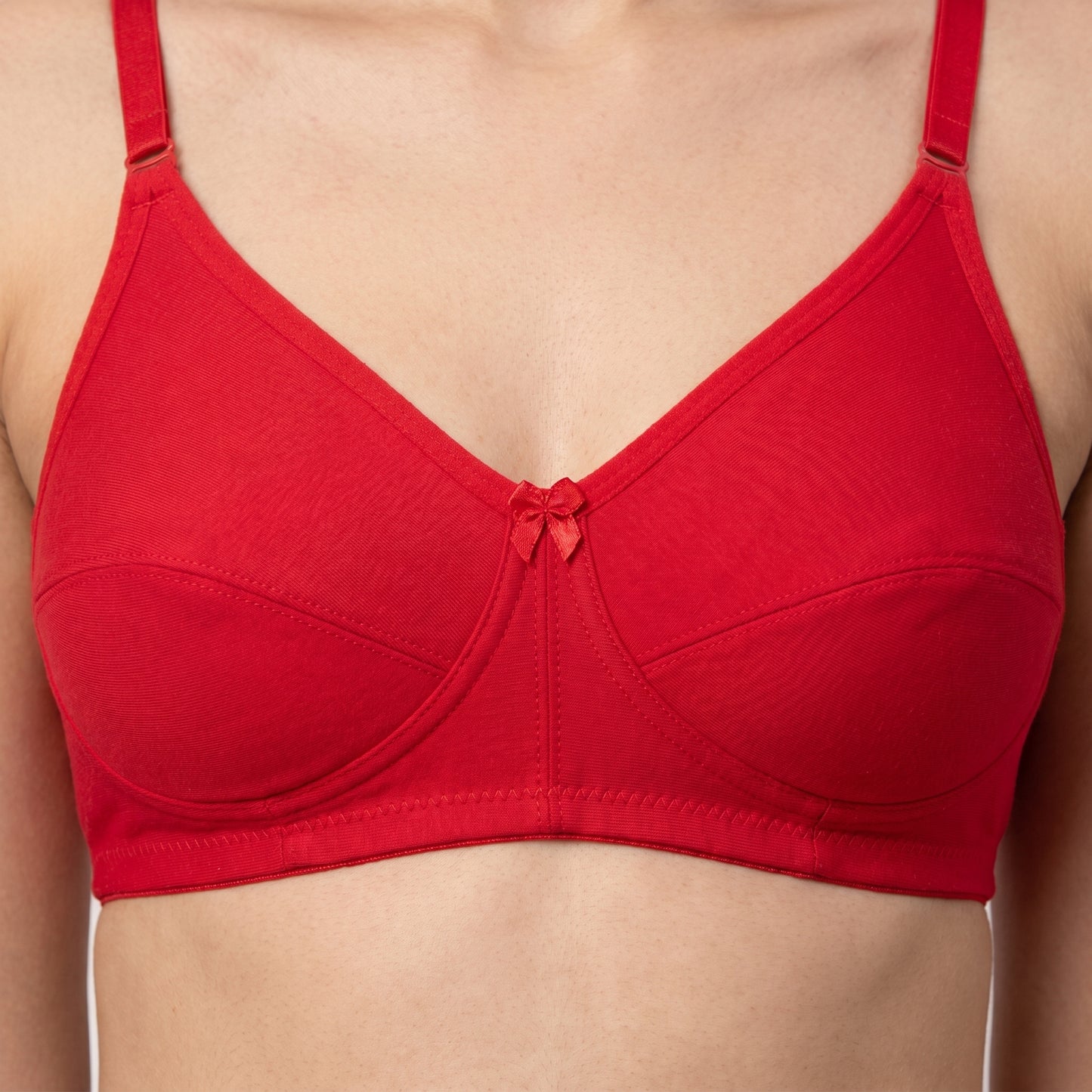 Women’s Soft Push Up Bra Non Padded Cotton Blend
