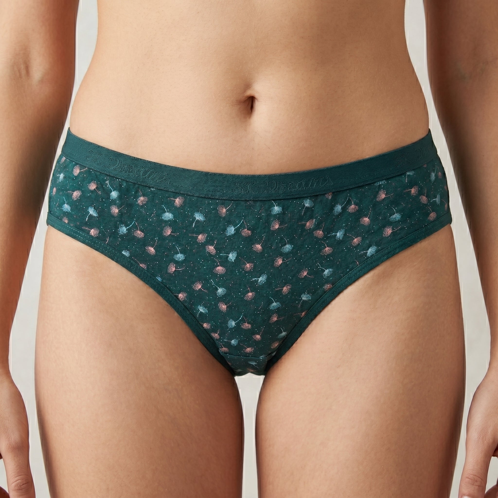 Women’s Printed Cotton Panty Soft Elastic Comfort
