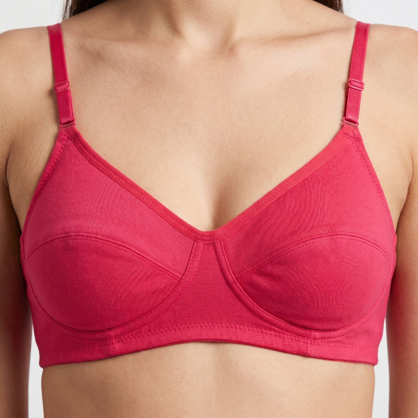 Women’s Cotton Non Padded Lace Bra for Everyday Comfort