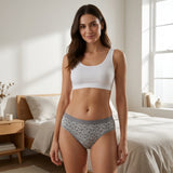 Women’s Printed Cotton Panty Soft Elastic Comfort