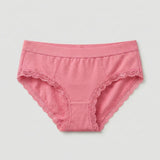Women’s Pure Cotton Lace Panty with Soft Elastic Comfort